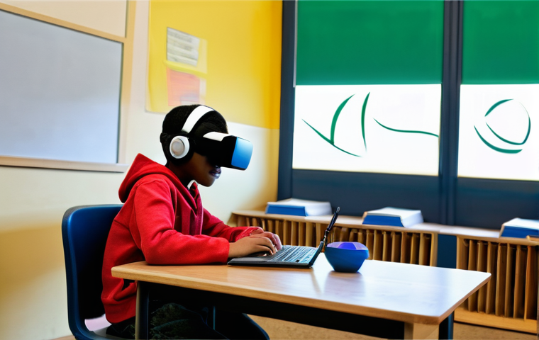 교육공학과 교육 기술 윤리 - **Prompt for Data Protection & Ethical AI in Education:**
    "A thoughtful, fully clothed teenage s...